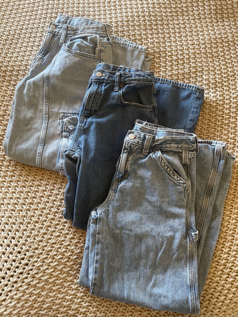 Girls 3-Pack Wide Legged Jean -Size 16